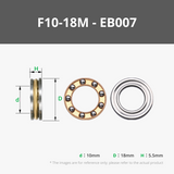 Miniature Plane Thrust Ball Bearings